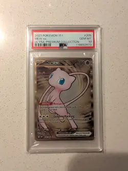 Mew EX METAL GOLD | 205/165 | PSA 10 | Ultra Premium Collection | Pokemon Card - Image 1