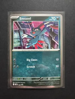 Pokemon TCG - Mega Evolutions - Sneasel - MEP 020 - Black Star Promo - Image 1