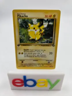 Pikachu 1st Edition Jungle Set 60/64 Pokemon WoTC LP/NM - Image 1