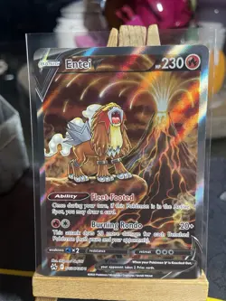 Entei v Crown Zenith Galarian Gallery Holo Ultra Rare Pokemon TCG GG36/GG70 - Image 1