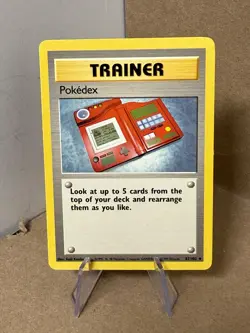 Pokemon TCG Pokedex Base Set 87/102 Regular Unlimited Uncommon LP - Image 2