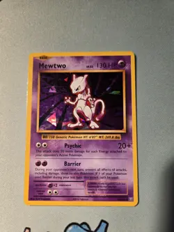 [VLP] Mewtwo 51/108 Cracked Ice Holo Rare Pokemon TCG Evolutions - Image 1