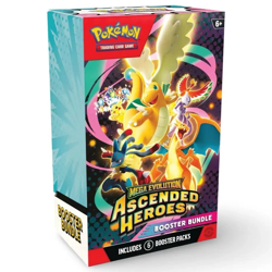 PRESALE Pokemon TCG Mega Evolution Ascended Heroes Booster Bundle 6 Packs SEALED - Image 1