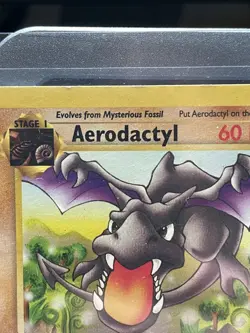 AERODACTYL #16/62 NON HOLO 1999 POKEMON FOSSIL 1ST EDITION MP (SEE PHOTOS) - Image 2