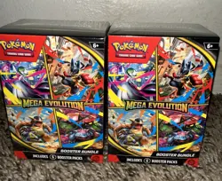 2x Pokemon TCG Mega Evolution Booster Bundle - New Sealed - Image 1