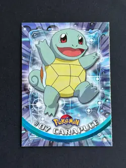 Pokemon - TV Animation - TOPPS - #07 Carapuce - Blue Logo - Occasion - FR - Image 1