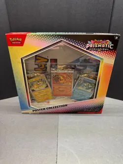 Pokemon TCG SV Prismatic Evolutions Poster Collection Box New *** Free Ship *** - Image 1
