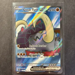 Great Tusk EX # 230/198 | Pokemon TCG - 2023 Scarlet & Violet | NM - Image 1