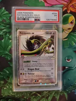 PSA 1 Rayquaza EX Holo Black Star Promos #039 2006 Pokemon PR - Image 1