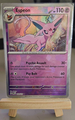 Pokemon Espeon TCG Prismatic Evolutions Pokeball 033/131 Near Mint - Image 1