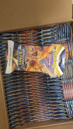 36 Pokemon Brilliant Stars Sleeved Booster Packs Equivalent To 1 Booster Box - Image 2