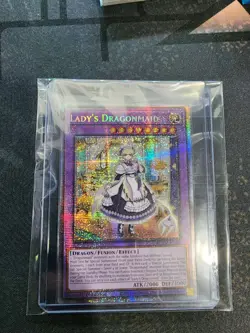 Yu-Gi-Oh! Lady’s Dragonmaid BLMM-EN049 1st Edition Starlight Rare NM - Image 1