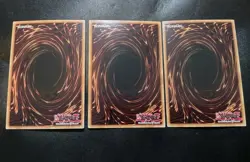 3x World Legacy Monstrosity MP20-EN076 Prismatic Secret Rare Yugioh Card Set LP - Image 2