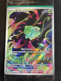 Bulbasaur 133/132 Me01: Mega Evolution Holo Pokemon Card, NM - Image 3