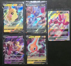 Pokemon Sword and Shield V/Vstar Card Lot Of 5 - Image 1