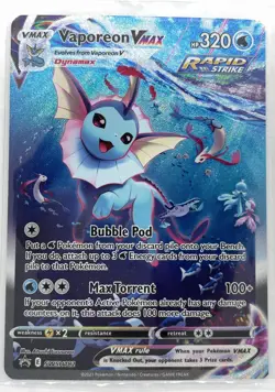 Vaporeon VMAX SWSH182 SWSH: Sword & Shield Promo Cards Holo - Image 1