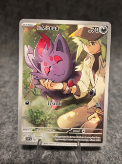 Pokemon TCG Scarlet & Violet Promo Card N's Zorua 189 Holo, NM - Image 1