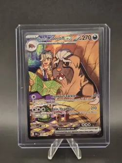 Arven’s Mabosstiff ex 235/182 Full Art Secret Rare Holo Pokemon Card - Image 1