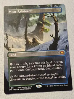 Misty Rainforest (Borderless) Special Guests Regular NM - Image 1