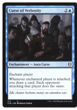 Curse of Verbosity 717 CLB MTG NM - Image 1