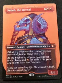 Neheb, The Eternal - Borderless - CMM - MTG - EN - NM - 0678 - Image 1
