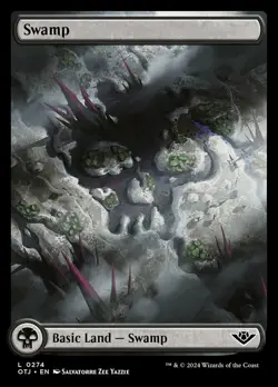 Hero Deal, English - 2 x MTG Swamp (0274) Outlaws of Thunder Junction - Image 1