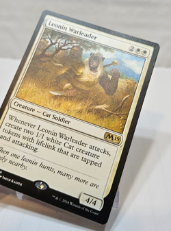 Leonin Warleader Magic 2019 M19 MTG Magic The Gathering 325 - Image 3
