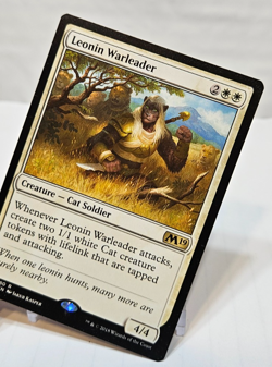 Leonin Warleader Magic 2019 M19 MTG Magic The Gathering 325 - Image 4