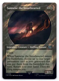 Samwise the Stouthearted NM Showcase Surge Foil The Lord of the Rings 0798 MTG - Image 1