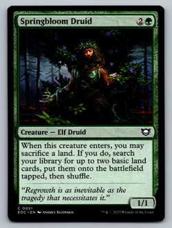 Springbloom Druid C 0051 Edge of Eternities Regular - Image 1