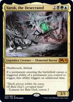 Near Mint, English - 1 x MTG Yarok, the Desecrated Core Set 2020 - Image 1
