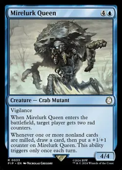 Near Mint, English - 4 x MTG Mirelurk Queen Universes Beyond: Fallout - Image 1
