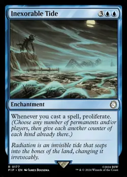 Near Mint, English - 1 x MTG Inexorable Tide Universes Beyond: Fallout - Image 1