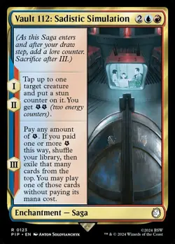 Near Mint, English - 4 x MTG Vault 112: Sadistic Simulation Universes Beyond: Fa - Image 1