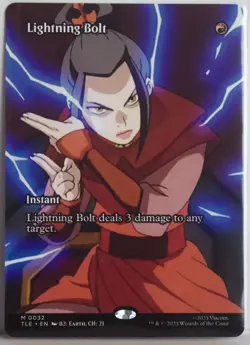 Lightning Bolt [New, Near Mint] Borderless {Avatar MTG} - Image 1