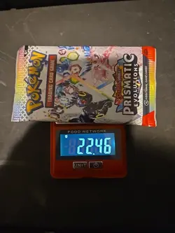 22.46g HEAVY Prismatic Evolutions Pokemon Sealed Booster Pack New - Image 1