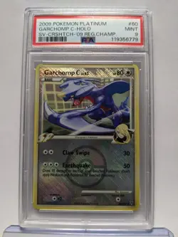 Pokemon TCG Garchomp C Cross-stitch Holo Regional Championships 60/147 PSA 9 - Image 1