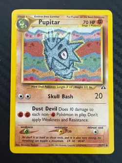 Pokemon TCG Pupitar 45/75 Neo Discovery Uncommon VLP - Image 1
