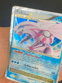CARTE POKEMON PALKIA NIV.X DP21 FR ULTRA RARE DP PROMO - POOR - Image 2