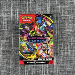 Pokemon TCG Phantasmal Flames Booster Bundle 6 Pack Sealed In Hand - Image 1