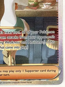 Jasmine's Gaze NM SIR 245/191 Sv08: Surging Sparks Pokemon TCG Holo - Image 5
