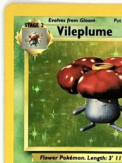 Vileplume MP 15/64 Unlimited Jungle Pokemon TCG Holo - Image 3