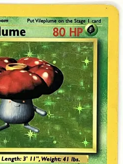 Vileplume MP 15/64 Unlimited Jungle Pokemon TCG Holo - Image 4