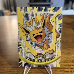 2000 Topps Pokemon TV Animation Edition Series 3 Non Holo 135 Jolteon Blue Label - Image 1