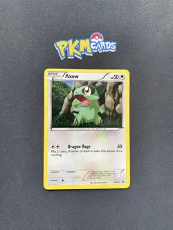 Pokemon TCG Axew Black Star Promo BW10 Holo LP. - Image 1