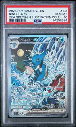 Kingdra ex 131 Pokemon Shrouded Fable Black Star Promo GEM MINT PSA 10 - Image 1