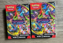 Phantasmal Flames Booster Bundle Pokemon TCG Sealed Box IN HAND - Lot of 2 - NEW - Image 1