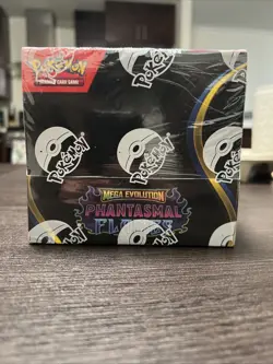 Pokemon TCG: Phantasmal Flames Mega Evolution Factory Sealed Booster Box - Image 1