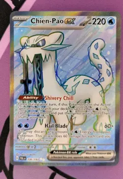 Chien-Pao ex 236/193 Sv02: Paldea Evolved Holo Pokemon TCG - Image 1