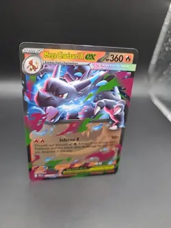 Pokemon TCG Mega Charizard Ex 013/094 Phantasmal Flames Double Rare Pack Fresh - Image 2